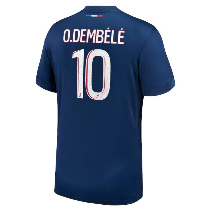 Paris Saint - Germain O.DEMBÉLÉ 2024/25 Home Kids' Kit Jersey with 1 Star- Blue