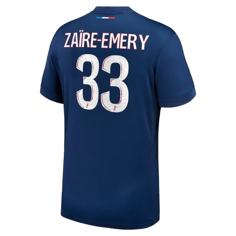 Paris Saint - Germain ZAÏRE-EMERY 2024/25 Home Kids' Kit Jersey with 1 Star- Blue