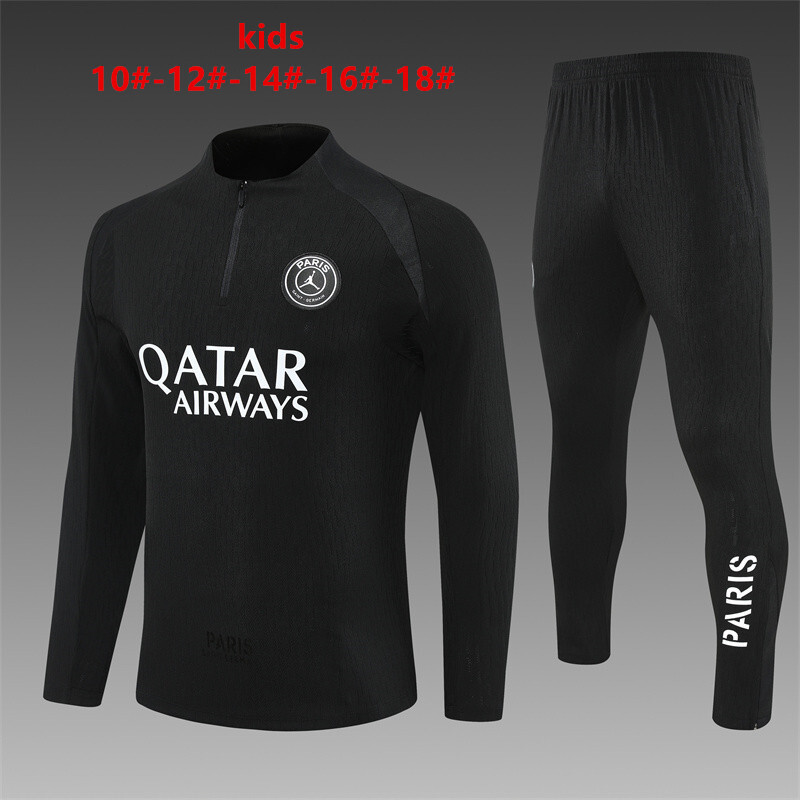 PSG 2025/26 Kinder Sportanzug schwarz