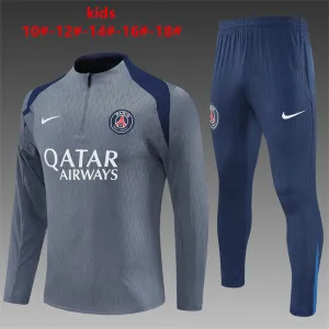 PSG 2025/26 Kids Sports Set Grey