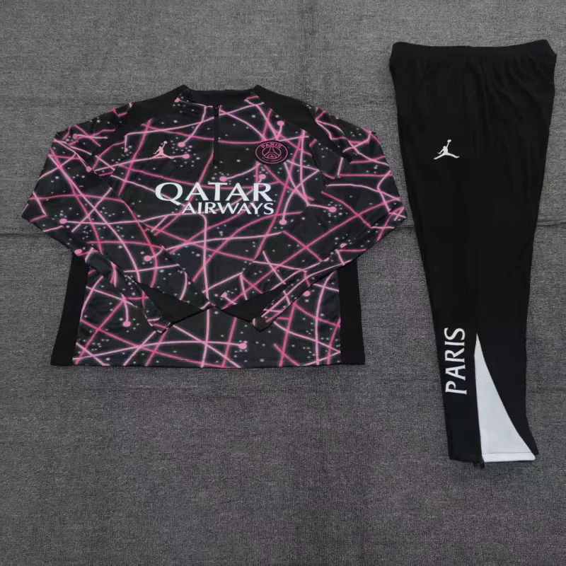 PSG 2025/26 Kids Sports Set Black Pink