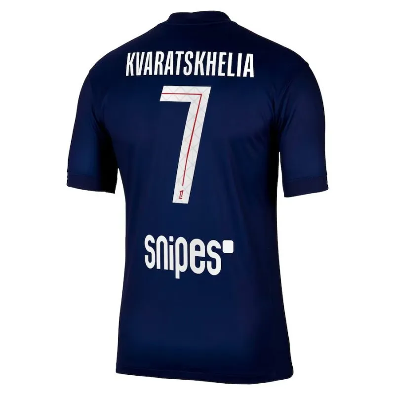 PSG 2025/26 KVARATSKHELIA Home Jersey