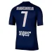 Paris Saint-Germain KVARATSKHELIA Bambini 2025/26 Kit di casa - Blu/Rosso