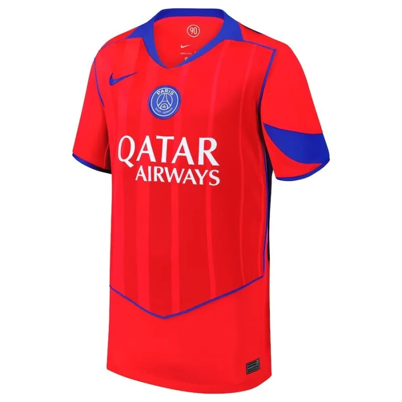 Paris Saint-Germain 2025/26 Drittes Kindertrikot - Rot