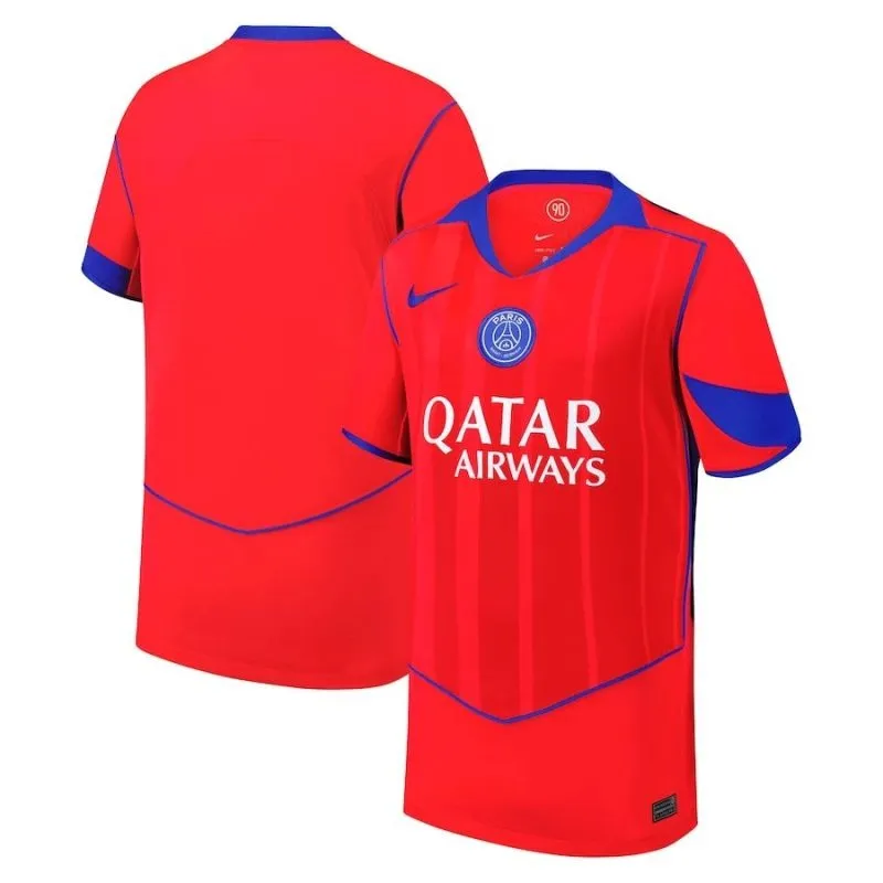 Paris Saint-Germain 2025/26 Drittes Kindertrikot - Rot