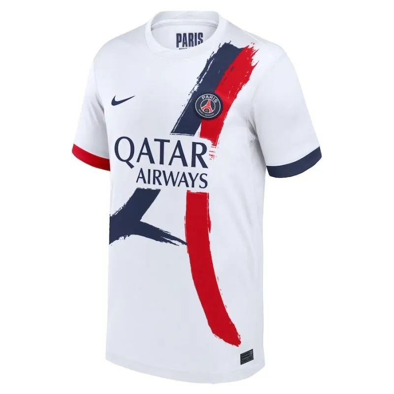 Paris Saint-Germain 2025/26 Away Kids Kit - White