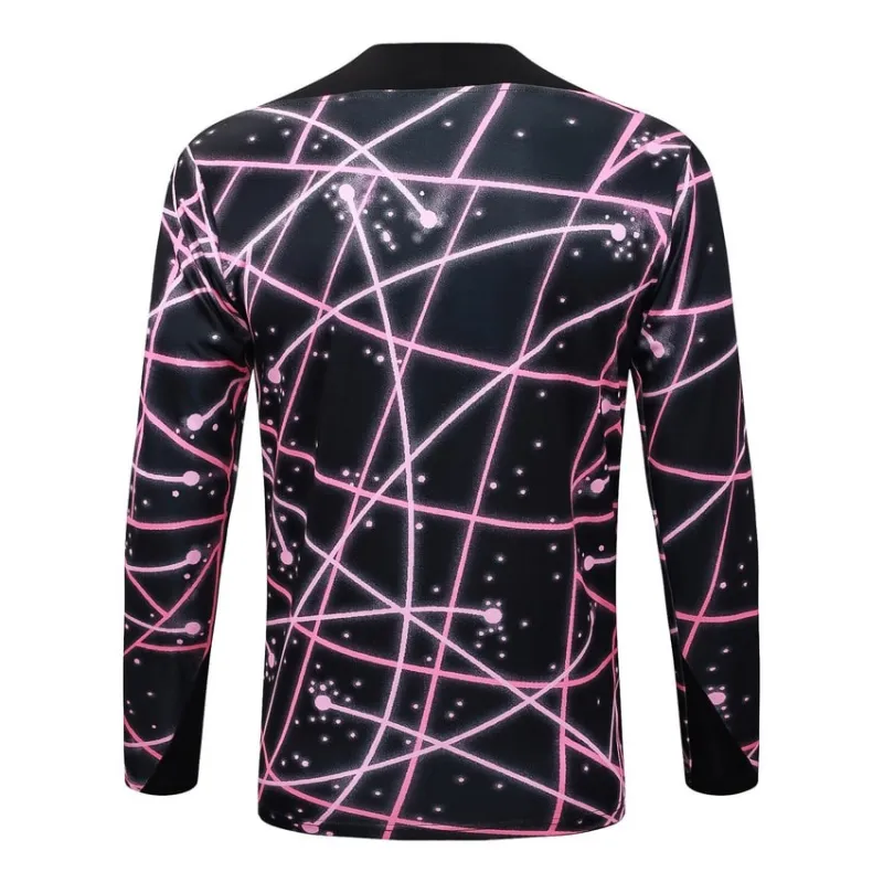 Paris Saint-Germain 2025/26 Tracksuit - Black/Pink