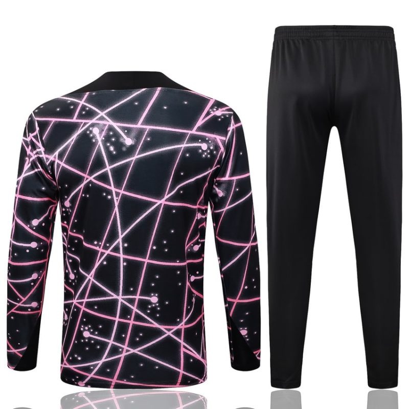 Paris Saint-Germain 2025/26 Tracksuit - Black/Pink