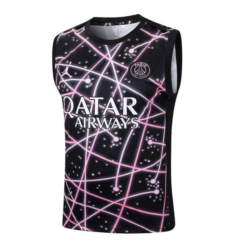 Ensemble Short et Débardeur Paris Saint-Germain 2025/26 - Noir/Rose