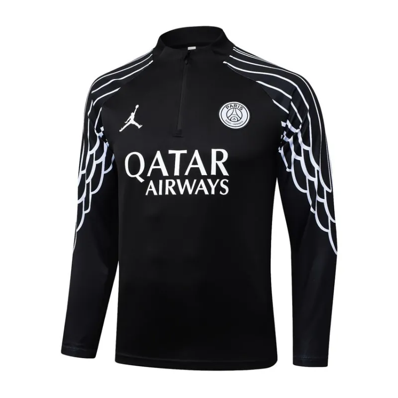 Paris Saint-Germain 2025/26 Trainingsanzug - Schwarz