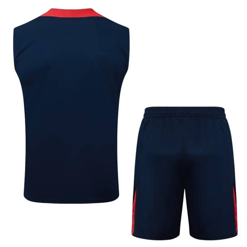 Paris Saint-Germain 2025/26 Shorts and Vest Set - Blue/Red