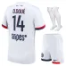 Paris Saint-Germain D.DOUÉ 2025/26 Maglia trasferta bambini - Bianca