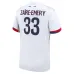 Paris Saint-Germain ZAÏRE-EMERY 2025/26 Away Kids Kit Jersey - White