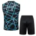 Paris Saint-Germain 2025/26 Shorts and Tank Top Set - Black/Blue