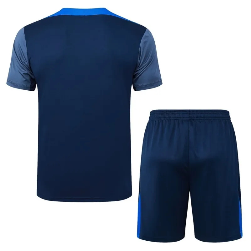 Paris Saint-Germain 2025/26 Maglia da allenamento + Pantaloncini - Blu