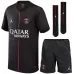 Paris Saint-Germain 2025/26 Viertes Kinder-Set - Schwarz