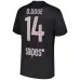 Paris Saint-Germain  D.DOUÉ 2025/26 Viertes Kinder-Set - Schwarz