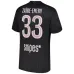 Paris Saint-Germain ZAÏRE-EMERY 2025/26 Conjunto infantil cuarto - Negro