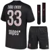 Paris Saint-Germain ZAÏRE-EMERY 2025/26 Conjunto infantil cuarto - Negro