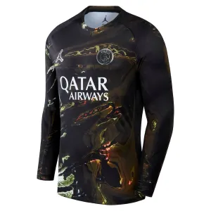 PSG Jordan Nacht Langarm Trikot 2025/26 2 Sterne