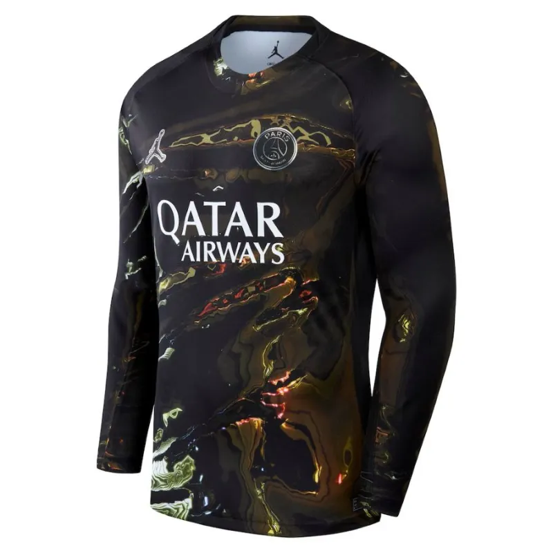 Maglia Manica Lunga PSG Notte Jordan 2025/26 2 Stelle