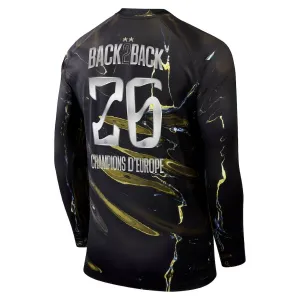 PSG Jordan Nacht Langarm Trikot 2025/26 2 Sterne Europameister