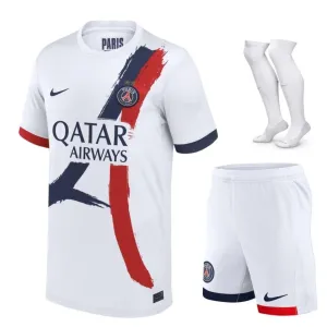 PSG Auswärts Kinder Set Trikot 2025/26 2 Sterne
