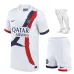 PSG Auswärts Kinder Set Trikot 2025/26 2 Sterne