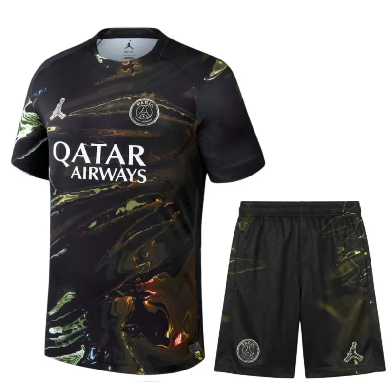 PSG Jordan Nacht Kinder Set Trikot 2025/26 2 Sterne