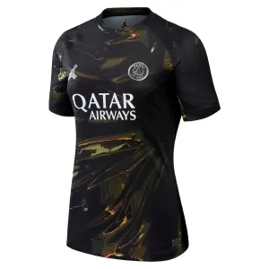 PSG 25/26 Jordan Fünftes Damentrikot Night Edition Schwarz