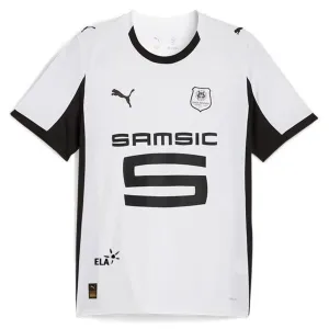 Rennes 2025/26 Away Kids Jersey - White
