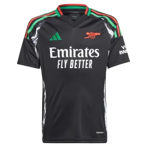 Arsenal 2024/25 Kids' Away Jersey - Fan Version (Black)