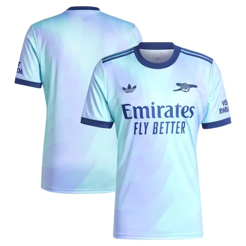 Arsenal 2024/25 Third Jersey - Fan Version (Aqua)