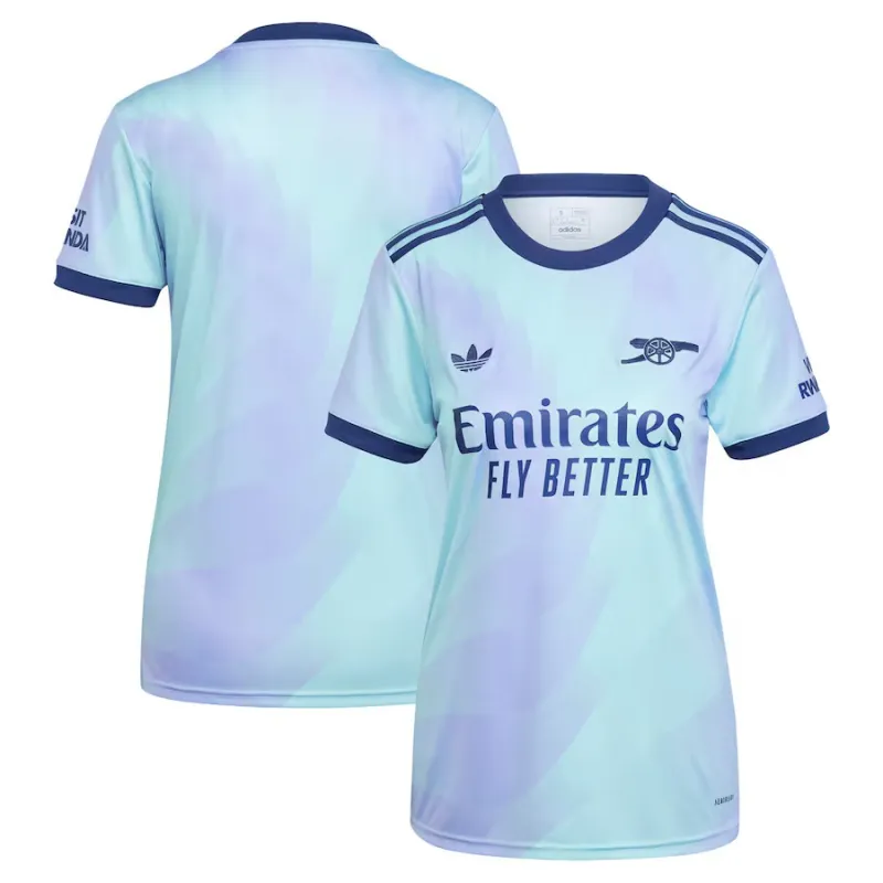 Camiseta tercera femenina de Arsenal 2024/25 - Versión para hinchas (Acuamarina)