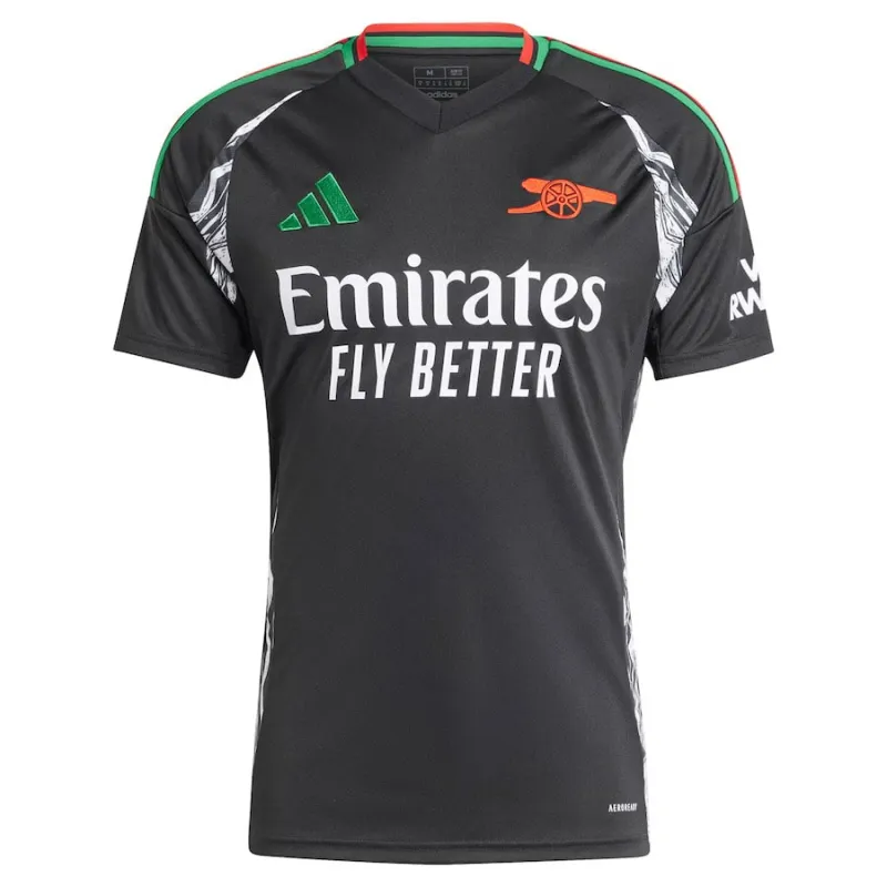 Camiseta de réplica de visita de Arsenal 2024/25 SALIBA - Negra