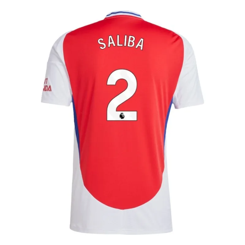 Maglia di replica in casa per bambini SALIBA Arsenal 2024/25 - Rosso