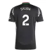 Maglia di replica di trasferta per bambini SALIBA Arsenal 2024/25 - Nera