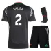 Maglia di replica di trasferta per bambini SALIBA Arsenal 2024/25 - Nera