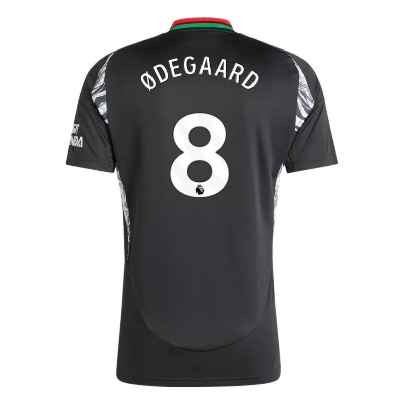 Maglia di replica di trasferta per bambini Ødegaard Arsenal 2024/25 - Nera