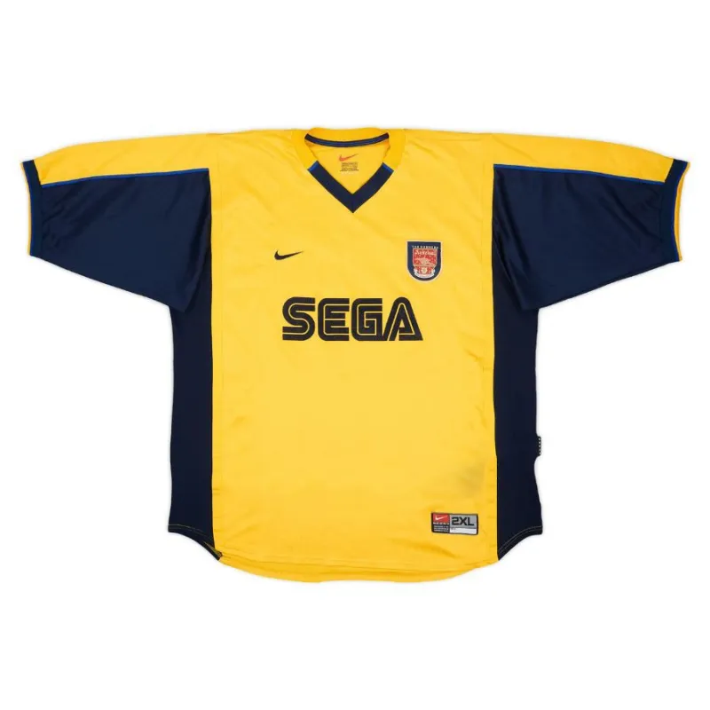 Arsenal 1999/2000 Away Jersey - Yellow