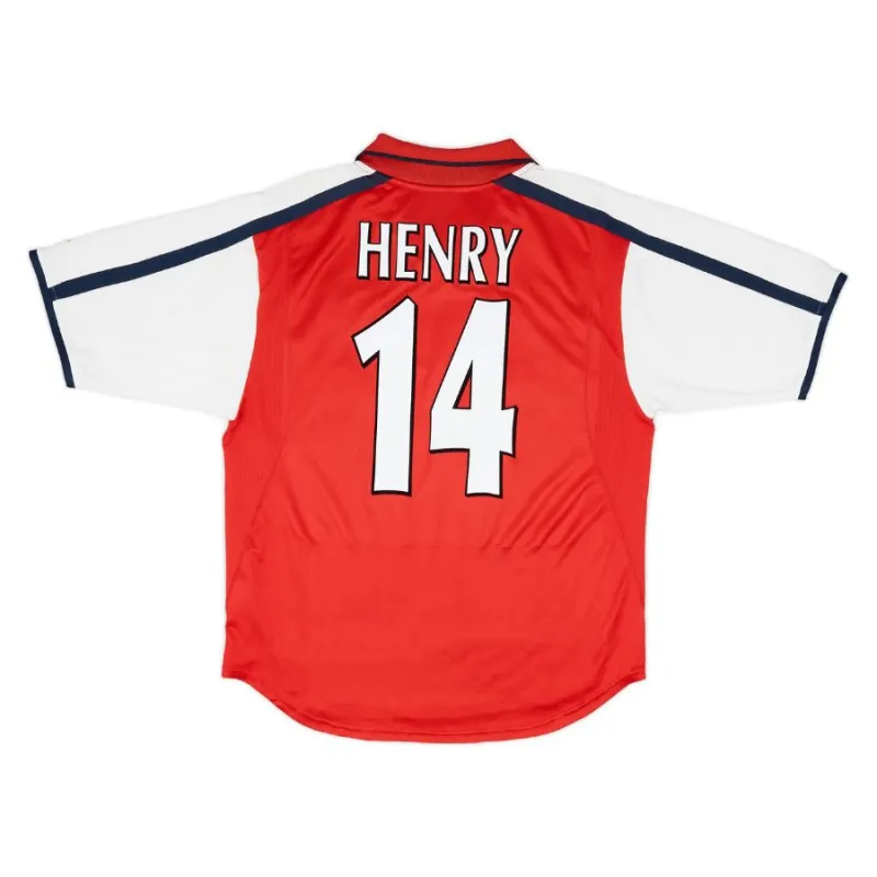 Henry Arsenal 2000/2001 Home Jersey - Red
