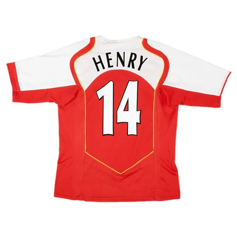 Henry Arsenal 2004/2005 Home Jersey - Red