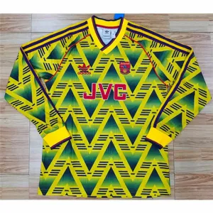 Arsenal 1991/93 Retro Long Sleeve - Yellow and Blue