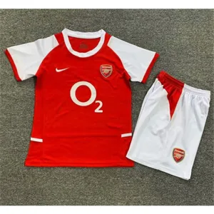 Arsenal 2002 - 04 Kinder Heimtrikot - Rot