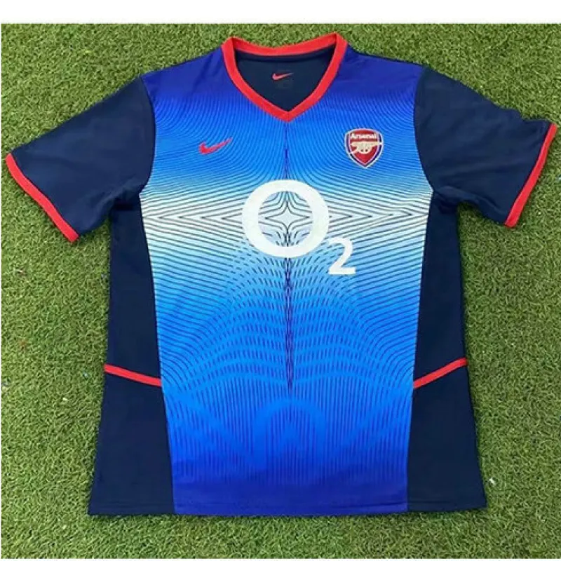 Camiseta de visita Arsenal 2002/04 - Azul