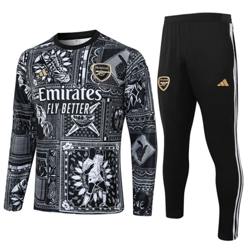 Arsenal 2024/25 Season Kids' Sports Suit - Black