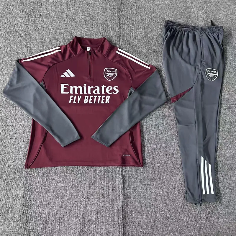 Arsenal 2025/26 Set Sportivo Bambino Rosso