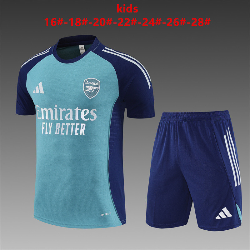Arsenal 2025/26 Set Allenamento Bambino blu