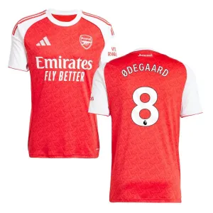Arsenal ØDEGAARD 2025/26 Home Jersey - Red