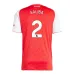 Kit infantil SALIBA de Arsenal 2025/26 local - Rojo